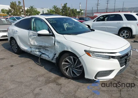 2019 Honda Insight Touring z USA, uszkodzony, nr VIN 19XZE4F95KE031650